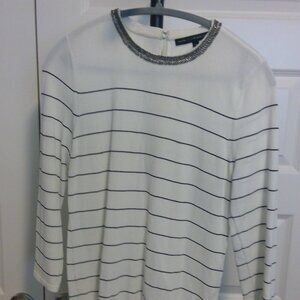 White House Black Market Striped Sweater